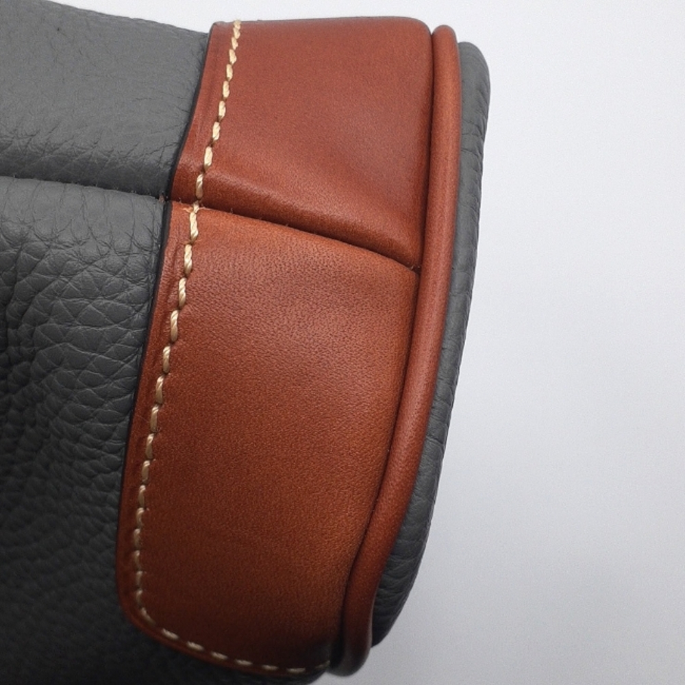 Like New Dooney & Bourke Blue Gray Crossbody Leather Bag - Picture 4 of 12